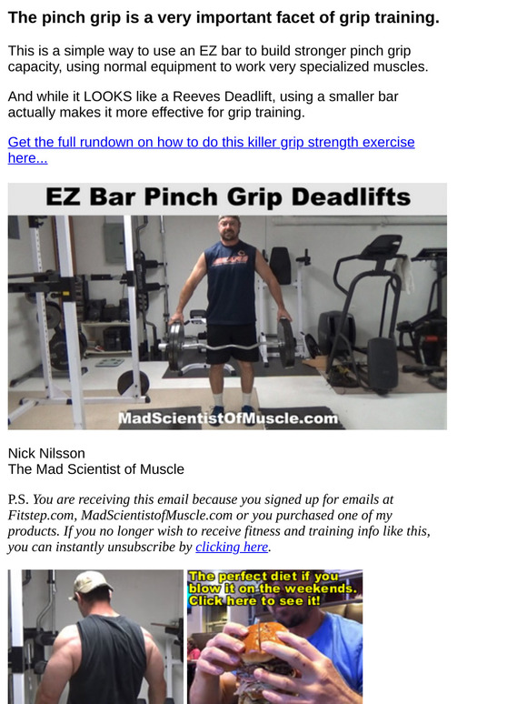Build insane grip strength using an EZ curl bar...