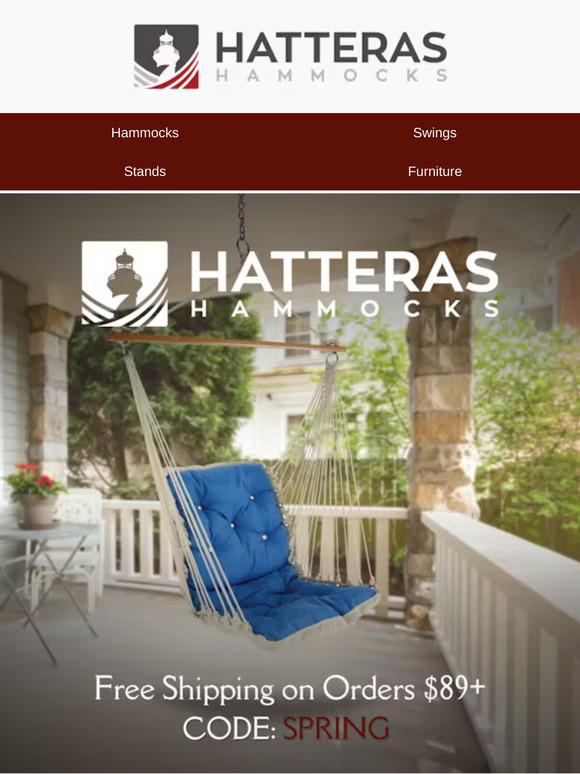 Sit Back and Relax - Shop Our American Made Swings! ✨