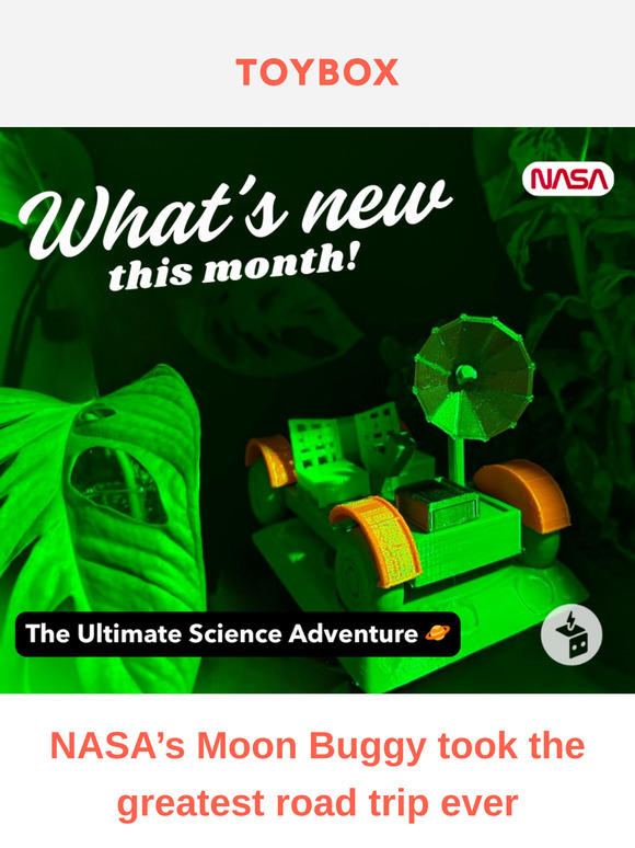 What’s your fav: science or superheroes? What’s new on Toybox this month