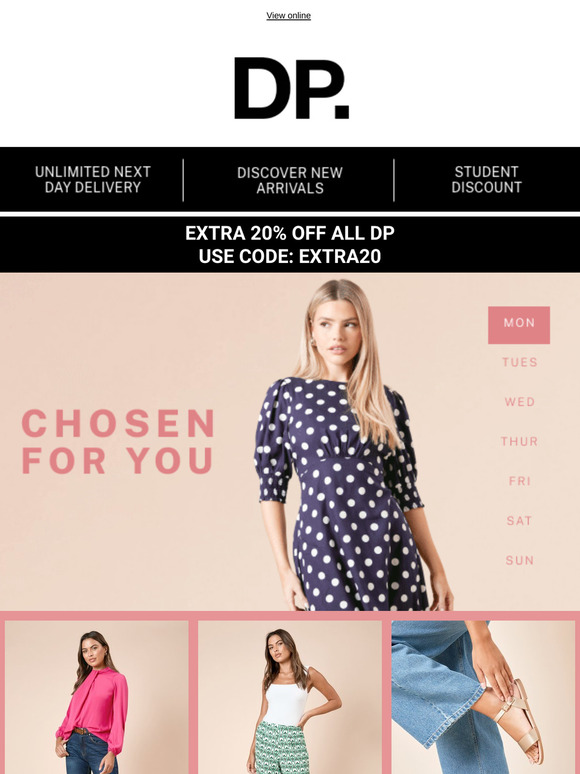 New Staples From DP... Chosen For You.