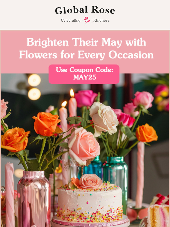 Brighten Their May with Flowers for Every Occasion 💐