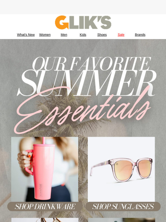 Our top essentials for Summer 😎🌴