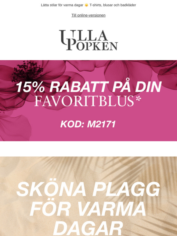 Bara idag: 15% på din favoritblus 💕