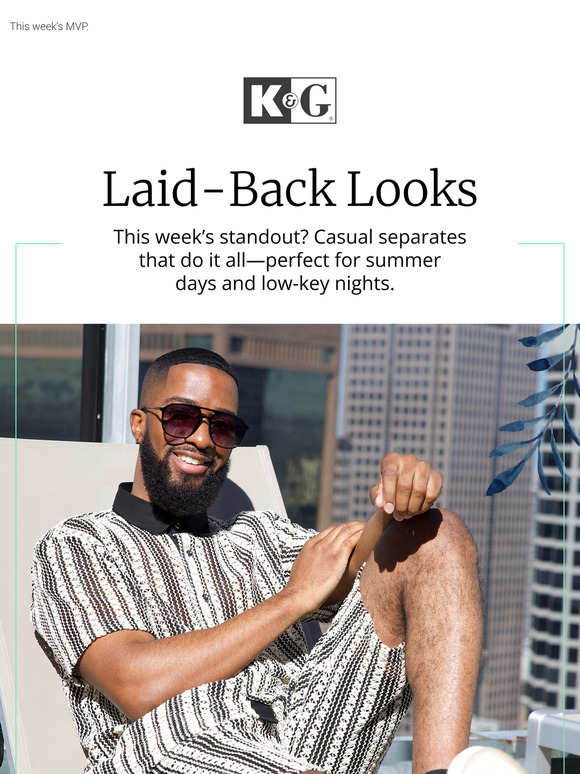 Men's Casual Separates Starting at $19.99