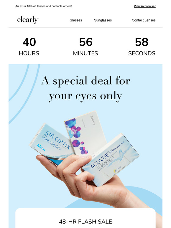 A deal for your eyes only