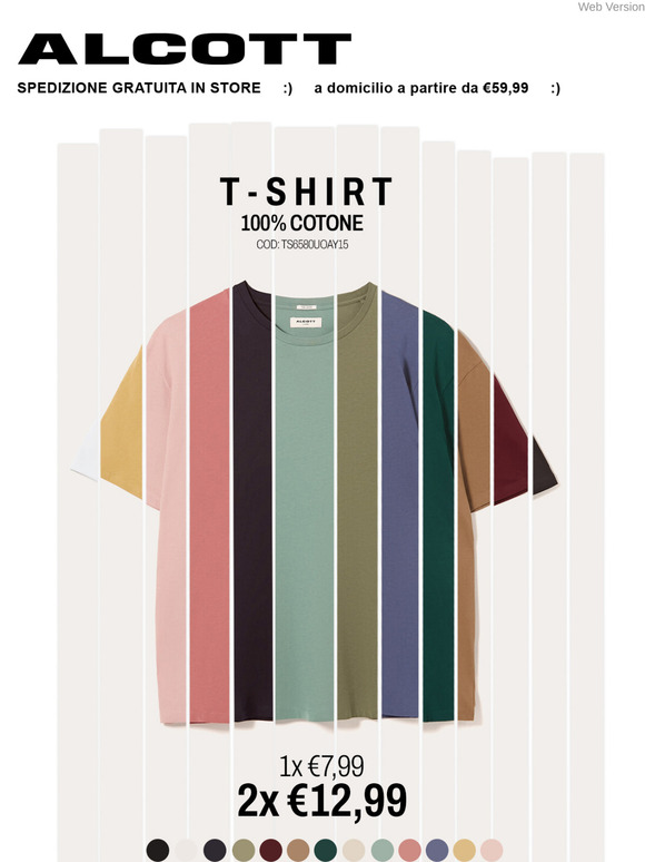Versatili, comode... Sì, sono le t-shirt 🙌