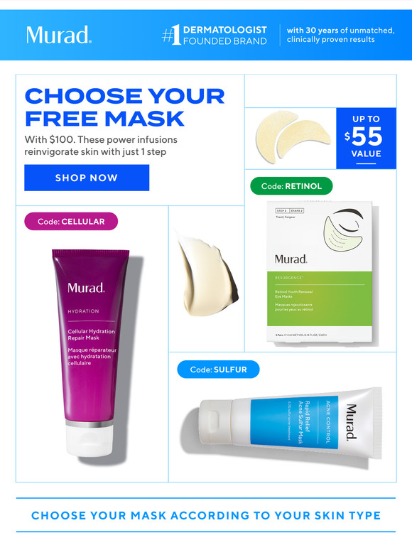 Spa day loading: Free full-size mask of your choice
