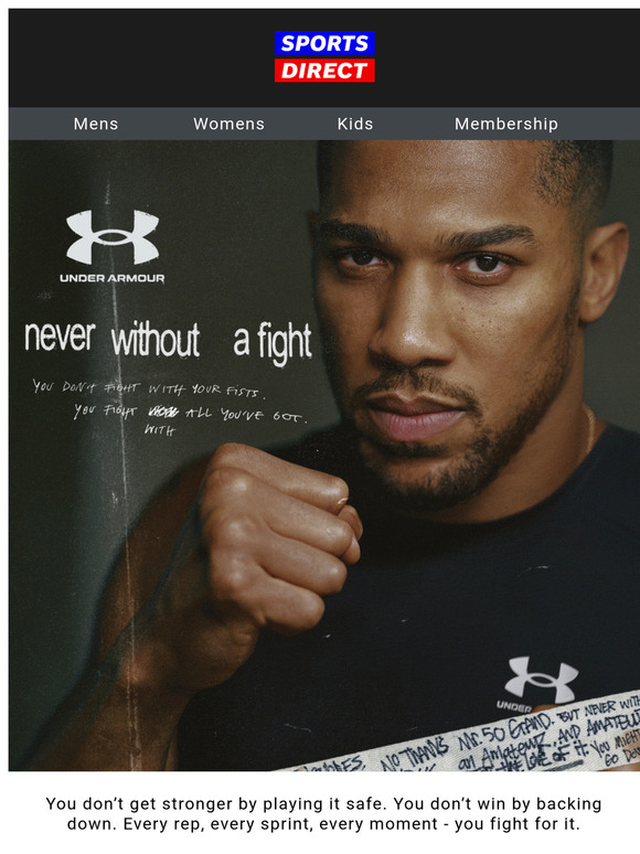 Never without a fight