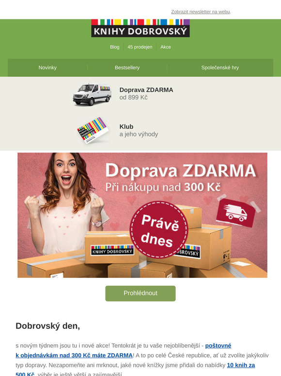 Poštovné k objednávkám nad 300 Kč ZDARMA☀️