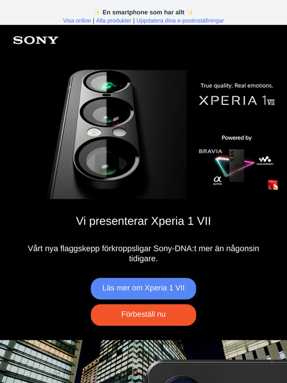 Vårt nya flaggskepp Xperia 1 VII – allt du behöver veta!