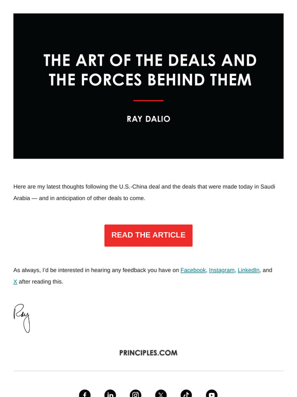 The Art of the Deals and the Forces Behind Them