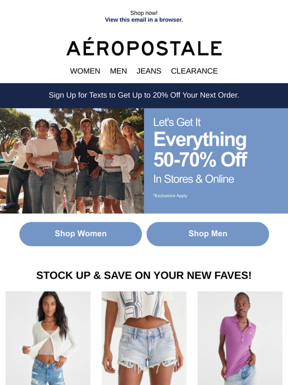 Get Your Summer Haul: 50-70% Off Sitewide 🌟