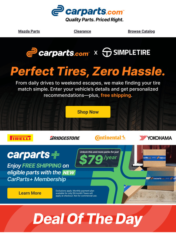 Tire Shopping Minus Shipping Fees 🙌