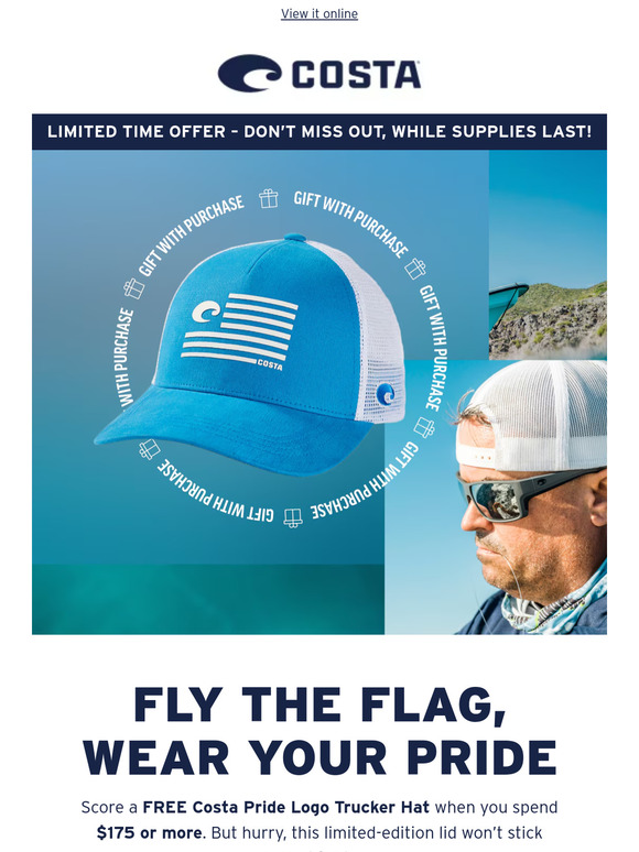 Your FREE Costa Hat* is waiting