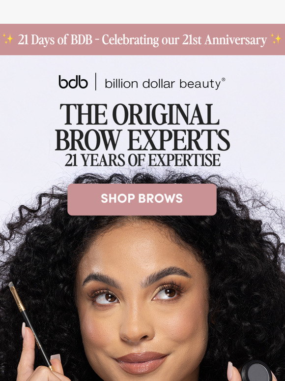 Your brows deserve two decades of expertise