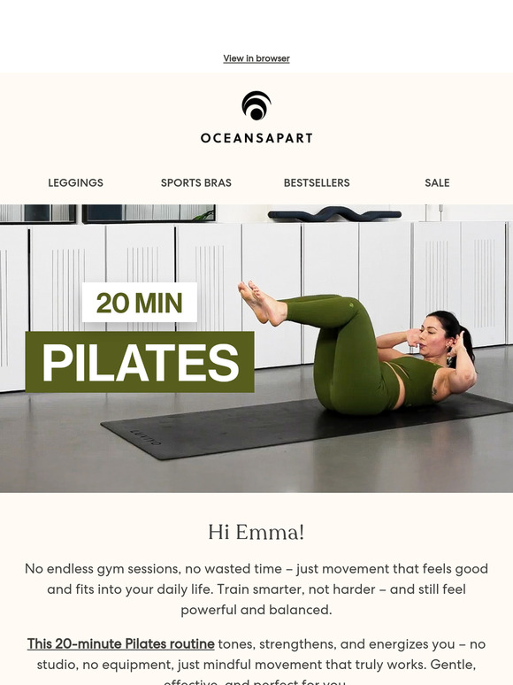 Move smarter – Feel stronger in just 20 minutes ✨