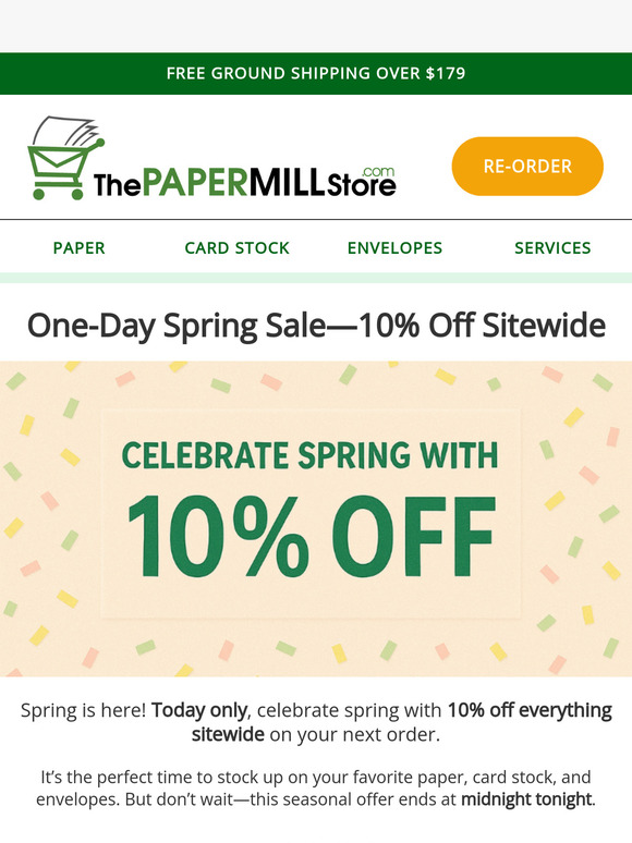 Today Only: 10% Off Sitewide 🌸