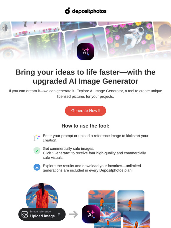 ✨ New! Try reference-based AI image generation