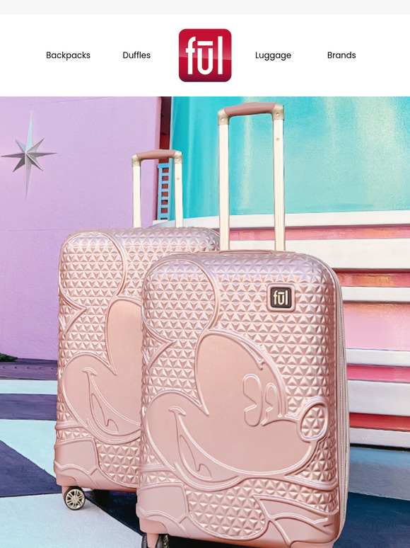 Back In Stock: Mickey Mouse Luggage! ✨