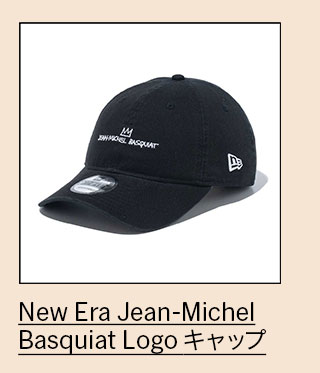 New Era Jean-Michel Basquiat Logo $B%-%c%C%W(B $B%V%i%C%/(B
