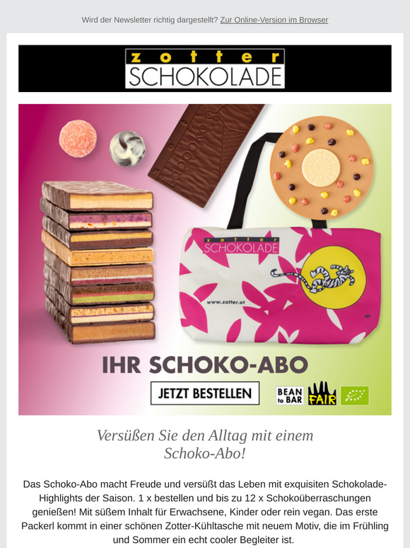 Schoko-Abo 🤩 die süße Überraschung