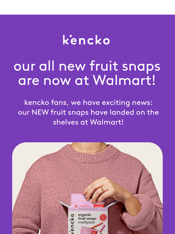 fruit snaps are now at Walmart!