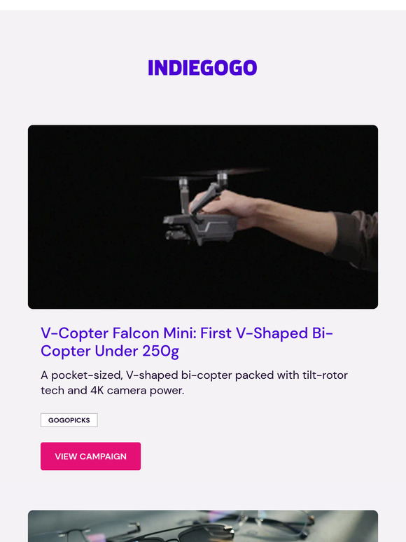 Capture life’s best views with this mini drone.