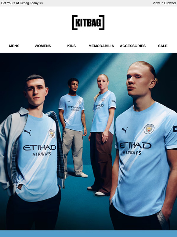 The Man City Home Kit Has Dropped