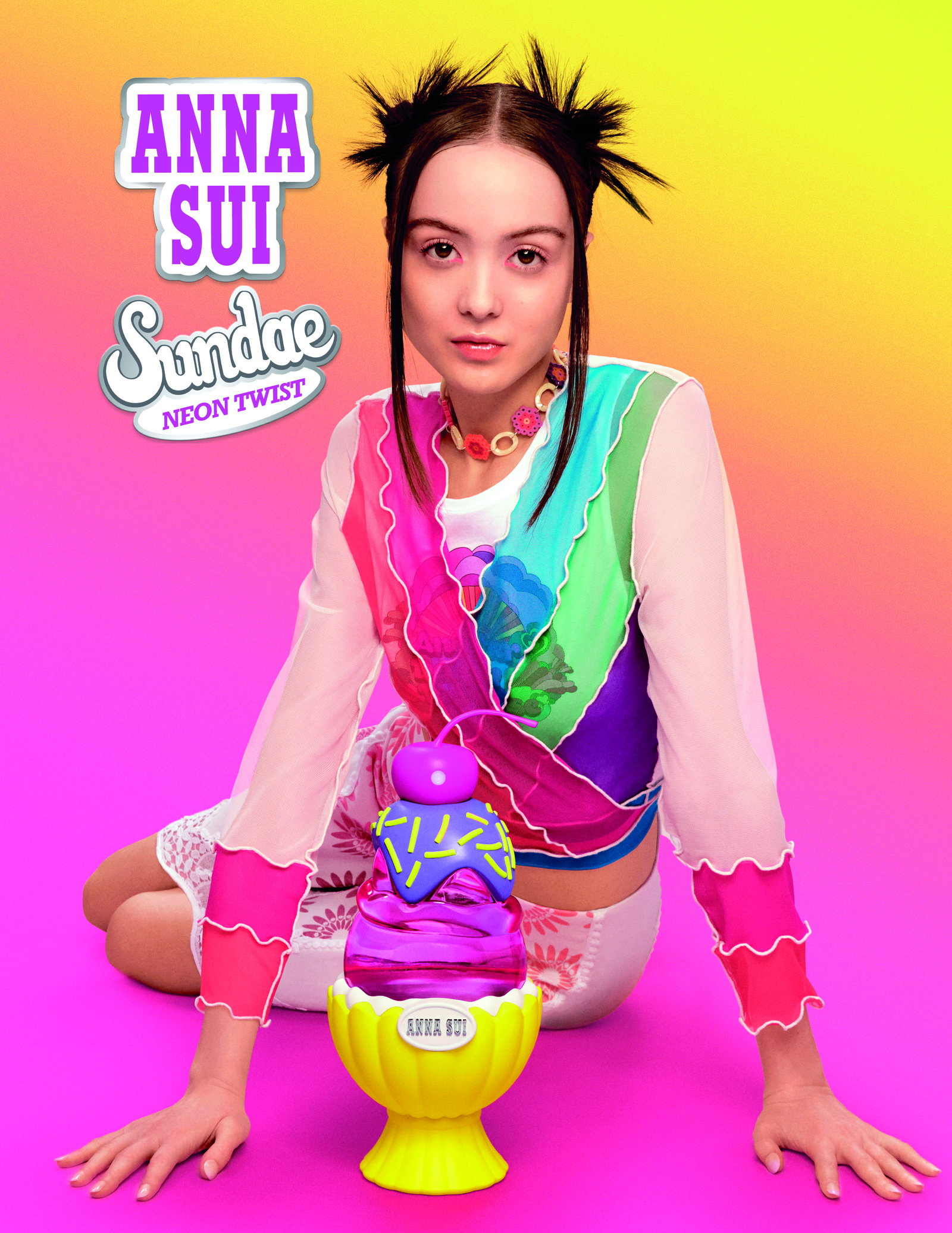 Anna Sui: Introducing Sundae Neon Twist 💛🩷💜 | Milled