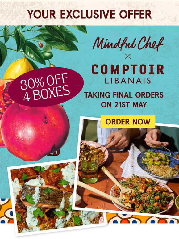 30% off next week's dinner