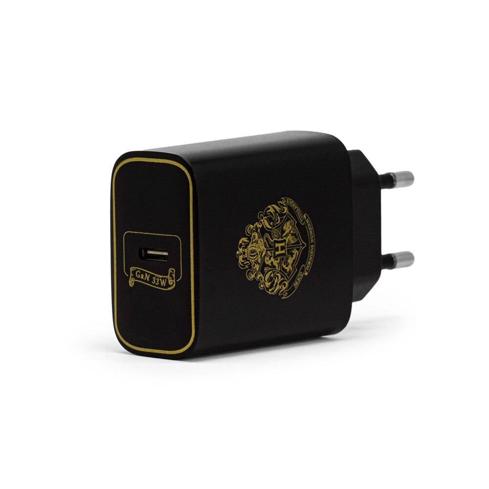 Carregador USB-C 33W Preto Hogwarts - Harry Potter