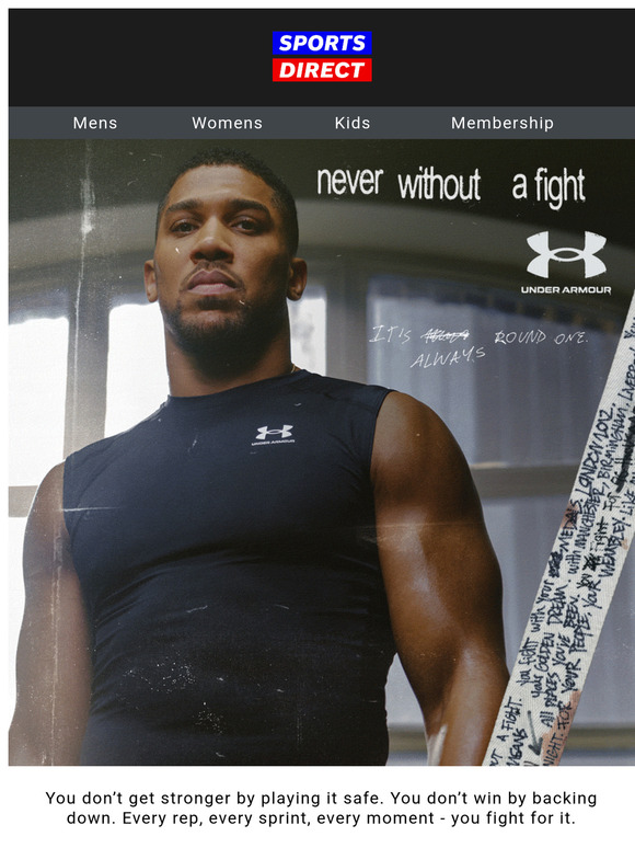 Never without a fight