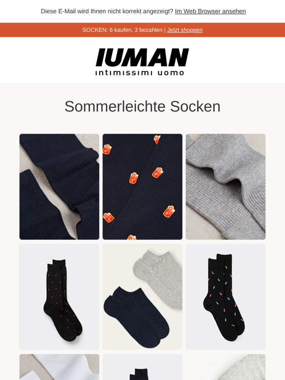 SOCKEN: 6 für 3 🧦☀️