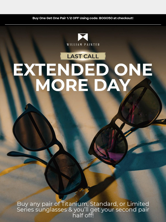 Don’t Miss Out: BOGO 50% Off Ends Tomorrow!