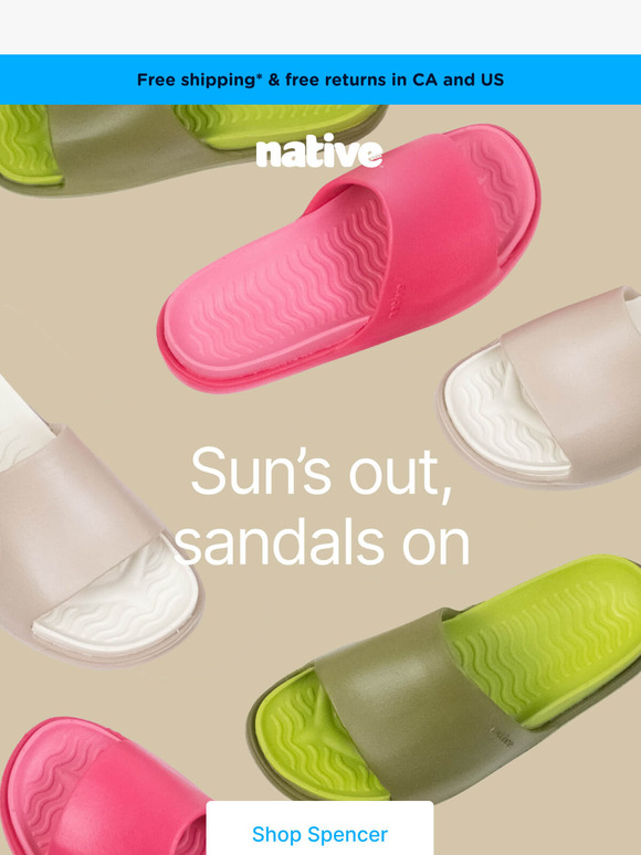 Need new sandals?