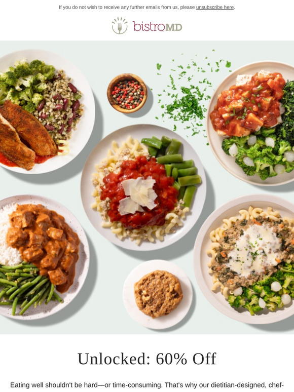 No Time to Cook? No Problem. Get 60% Off Today