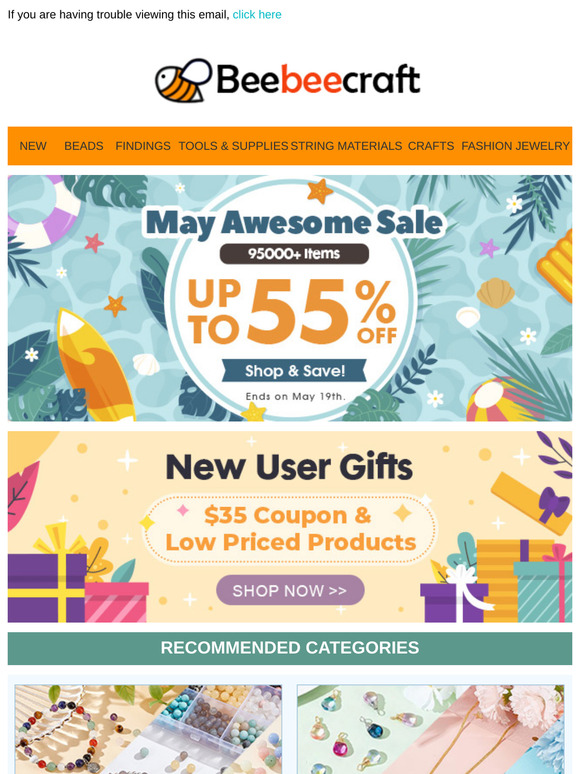 Ready for Low Prices? May Awesome Sale is up to 55% off now!