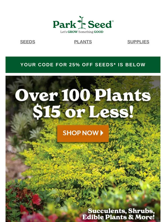 ✨ Over 100 Plants for $15 or Less ✨
