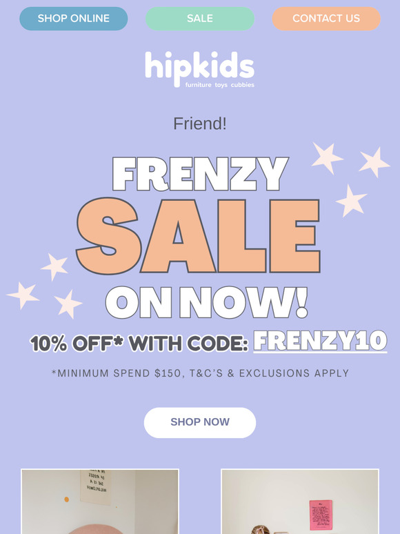 ⚡FRENZY SALE STARTS NOW⚡