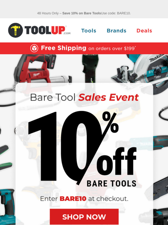 Bare Tool Super Sale - 48hrs Only