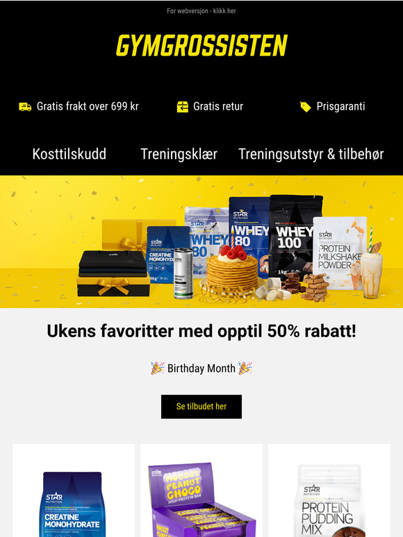 Ukens favoritter med opptil 50% rabatt! 😍🎉