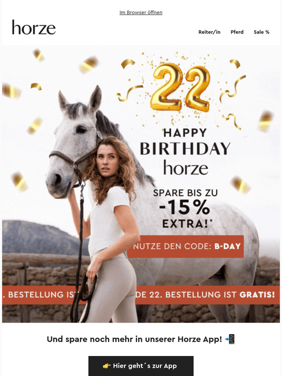 🥳 Wir feiern useren 22. Geburtstag ❣️