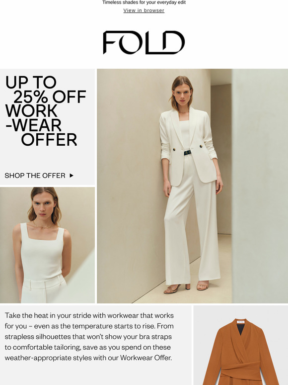 Here's what we're wearing to work this week