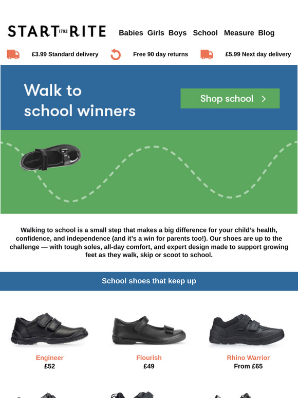 Next week is Walk to School Week!