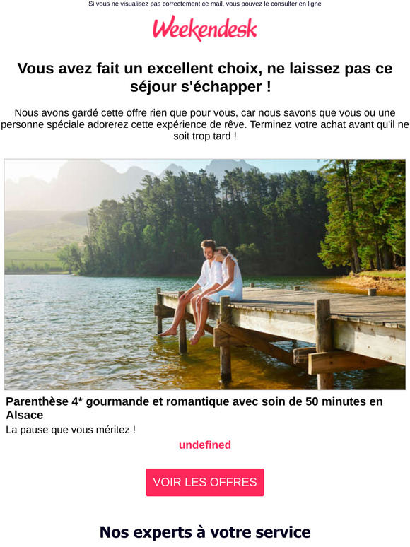 Nous avons maintenu l'offre pour vous pendant 72 heures ! 🕒