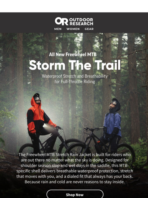 New Freewheel MTB Rain Jacket is Here