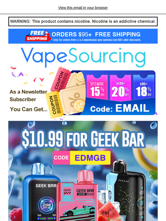 Great Deals❤️‍🔥$10.99 for Geek Bar Pulse all Editions