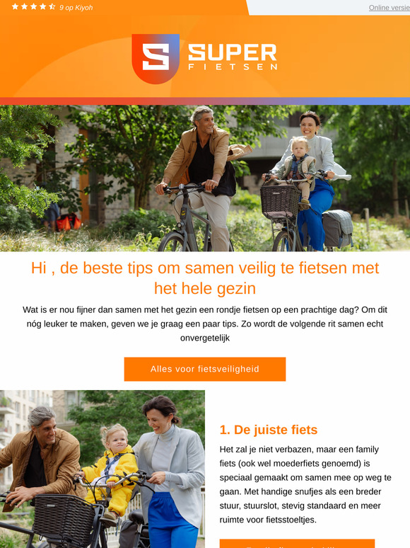 Samen veilig fietsen: Tips voor het gezin