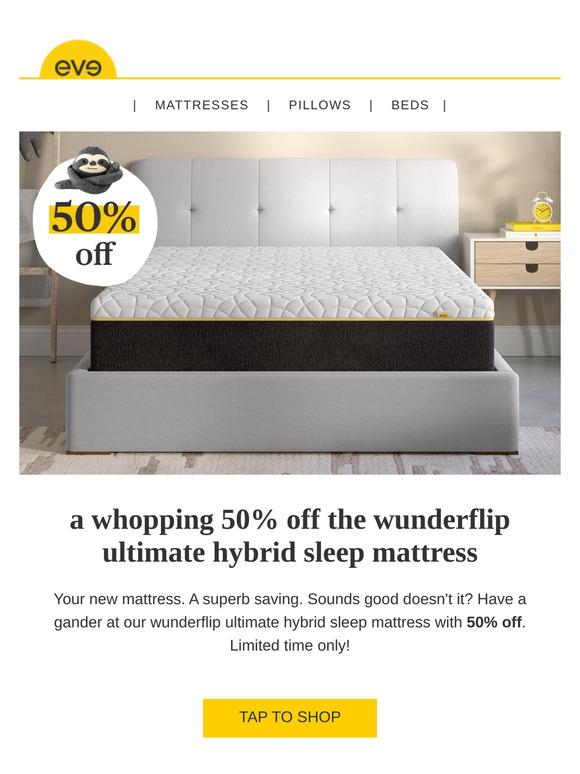 a hot deal on your dream mattress ☀️