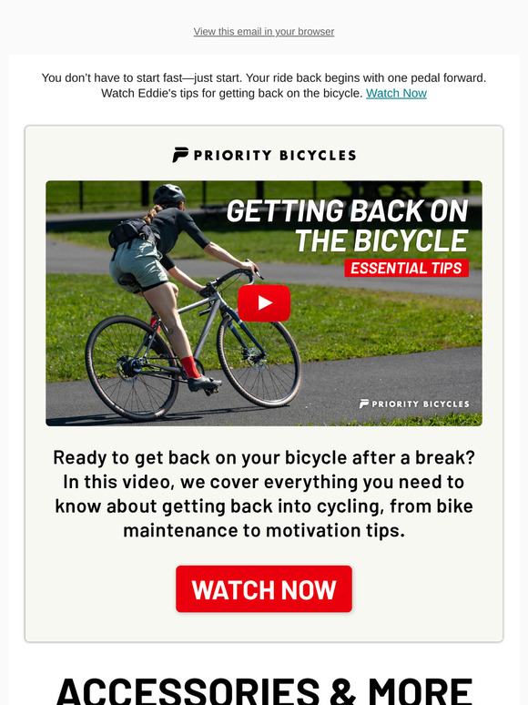Haven’t Ridden in a While? Let’s Change That 🚴‍♀️